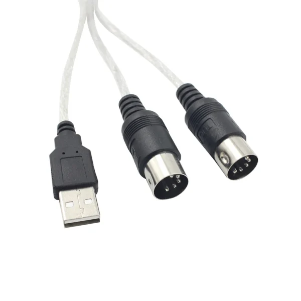 Convertidor de interfaz USB a MIDI, Cable adaptador de Cable de estudio de música, teclado de Piano a PC, portátil, Windows y Mac - Imagen 2