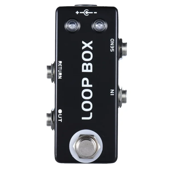 MOSKY Loop Box Mini Pedal de efecto de guitarra True Bypass Looper, selección de ruta, procesador de efectos de guitarra para piezas de guitarras eléctricas - Imagen 2