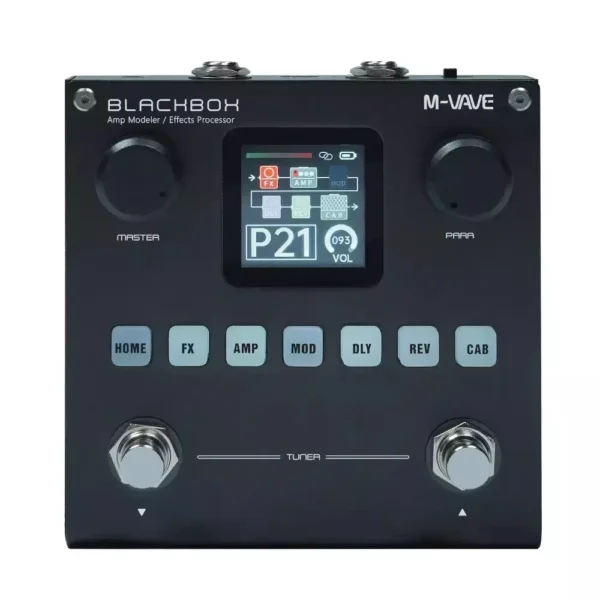 M-VAVE-procesador de múltiples efectos para guitarra eléctrica, modelo Blackbox, amplificador de bajo, recargable