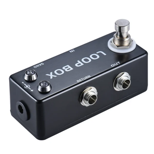 MOSKY Loop Box Mini Pedal de efecto de guitarra True Bypass Looper, selección de ruta, procesador de efectos de guitarra para piezas de guitarras eléctricas - Imagen 4