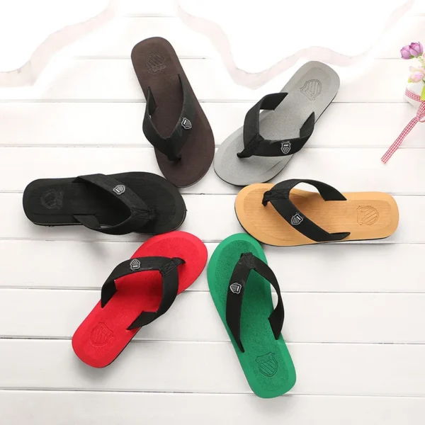 Sandalias antideslizantes para Hombre, de alta calidad Chanclas de playa, Zapatos informales de verano, novedad