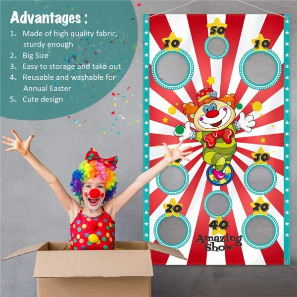 Juego divertido de bolsas de frijol, juego seguro para lanzar bolsas para adultos y niños, fiesta de Navidad al aire libre, juegos de carnaval, juguetes para niños - Imagen 4