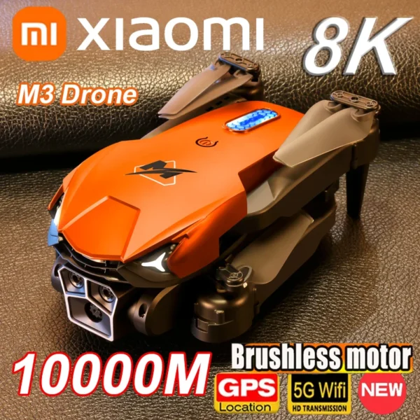 Xiaomi M3 PRO Drone 8K Triple cámara profesional HD fotografía aérea evitación de obstáculos Motor sin escobillas Drone de retorno de 1 tecla ﻿