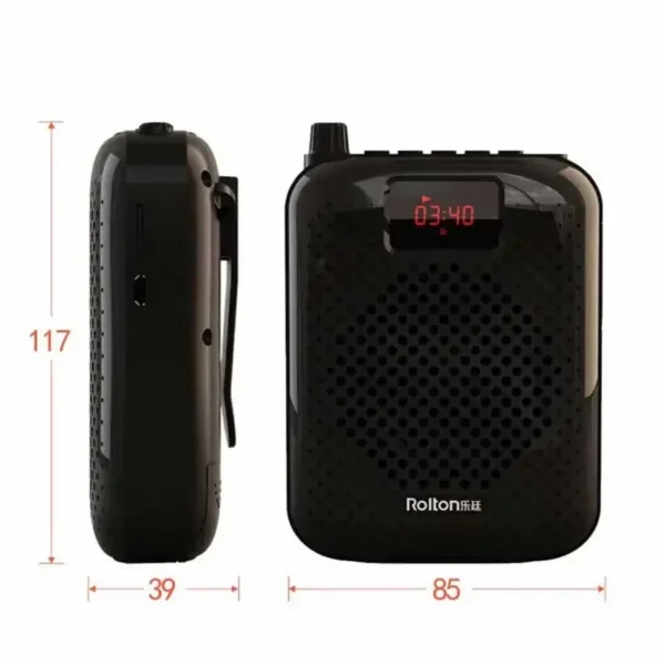 Rolton-megáfono amplificador de voz K500, altavoz con Bluetooth, micrófono para enseñanza, guía turístico, promoción de ventas - Imagen 2