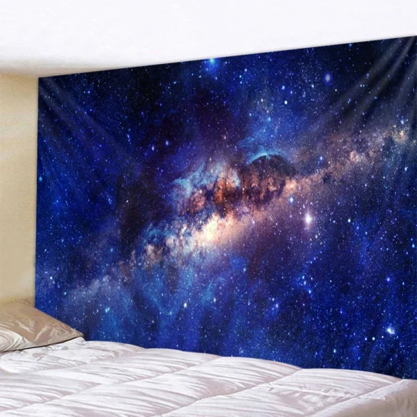 Toalla de playa psicodélica para colgar en la pared, manta fina de mandala, universo de yoga, nebulosa espacial, tapiz artístico grande, cubierta impresa