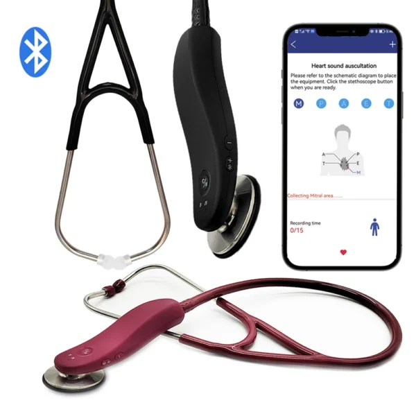 Nuevo estetoscopio Digital electrónico médico Bluetooth inalámbrico inteligente se puede conectar al médico profesional Estetoscopio