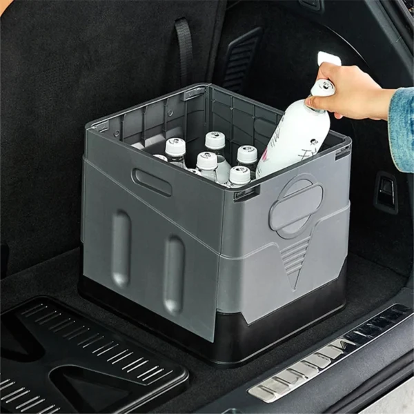 Inodoro plegable, portátil, plegable, caja de almacenamiento antiolor, inodoro para coche, inodoro de emergencia de viaje autónomo para adultos - Imagen 2