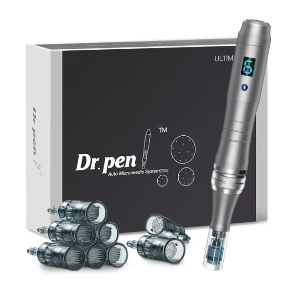 Dr pen-microagujas Ultima M8, máquina de cuidado facial, inalámbrica, 20 unidades